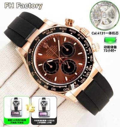 ROLEX Daytona Dandong 7750 Shanghai 4130/4131 Movement 145g Mens Watch